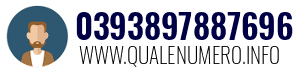 Numero di telefono 0393897887696 0393897887696