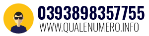 Numero di telefono 0393898357755 0393898357755
