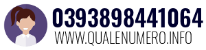 Numero di telefono 0393898441064 0393898441064