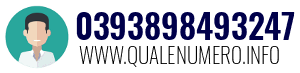 Numero di telefono 0393898493247 0393898493247