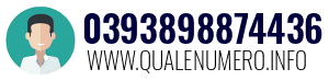 Numero di telefono 0393898874436 0393898874436