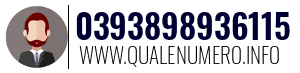 Numero di telefono 0393898936115 0393898936115