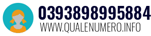 Numero di telefono 0393898995884 0393898995884