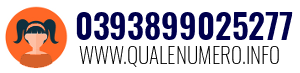 Numero di telefono 0393899025277 0393899025277