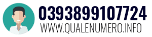 Numero di telefono 0393899107724 0393899107724