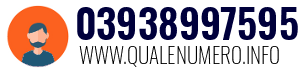 Numero di telefono 03938997595 03938997595