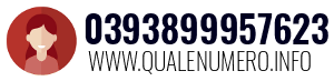 Numero di telefono 0393899957623 0393899957623