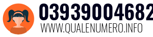 Numero di telefono 03939004682 03939004682