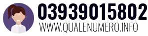 Numero di telefono 03939015802 03939015802