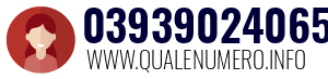 Numero di telefono 03939024065 03939024065