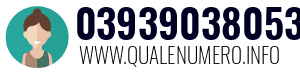 Numero di telefono 03939038053 03939038053