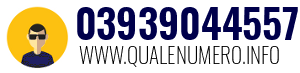 Numero di telefono 03939044557 03939044557