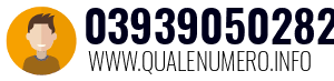Numero di telefono 03939050282 03939050282