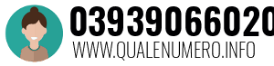 Numero di telefono 03939066020 03939066020