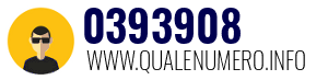 Numero di telefono 0393908 0393908