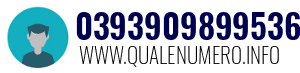 Numero di telefono 039390989953618 039390989953618