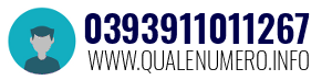 Numero di telefono 0393911011267 0393911011267