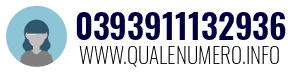 Numero di telefono 0393911132936 0393911132936