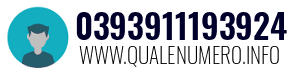 Numero di telefono 0393911193924 0393911193924