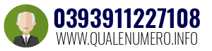 Numero di telefono 0393911227108 0393911227108