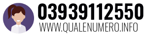 Numero di telefono 03939112550 03939112550
