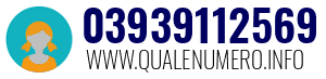Numero di telefono 03939112569 03939112569