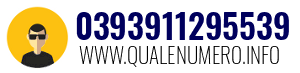 Numero di telefono 0393911295539 0393911295539