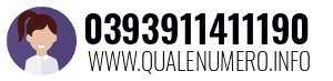 Numero di telefono 0393911411190 0393911411190