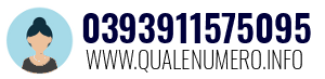 Numero di telefono 0393911575095 0393911575095