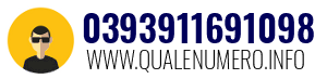 Numero di telefono 0393911691098 0393911691098