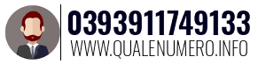 Numero di telefono 0393911749133 0393911749133