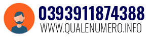 Numero di telefono 0393911874388 0393911874388