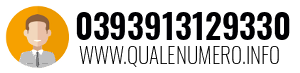Numero di telefono 0393913129330 0393913129330