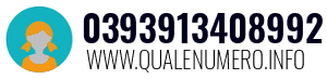 Numero di telefono 0393913408992 0393913408992