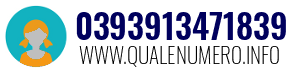 Numero di telefono 0393913471839 0393913471839