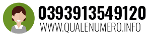 Numero di telefono 0393913549120 0393913549120