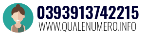 Numero di telefono 0393913742215 0393913742215