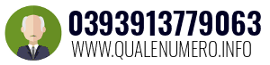 Numero di telefono 0393913779063 0393913779063