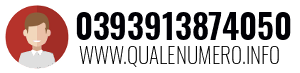 Numero di telefono 0393913874050 0393913874050