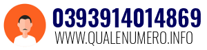 Numero di telefono 0393914014869 0393914014869