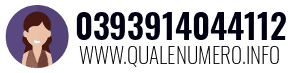 Numero di telefono 0393914044112 0393914044112