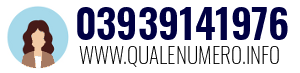 Numero di telefono 03939141976 03939141976