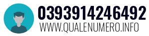 Numero di telefono 0393914246492 0393914246492