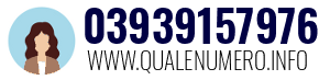 Numero di telefono 03939157976 03939157976