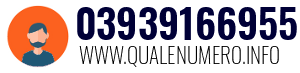 Numero di telefono 03939166955 03939166955