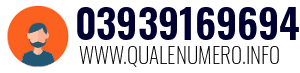 Numero di telefono 03939169694 03939169694