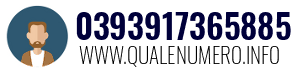 Numero di telefono 0393917365885 0393917365885
