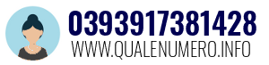 Numero di telefono 0393917381428 0393917381428