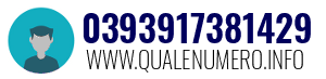 Numero di telefono 0393917381429 0393917381429