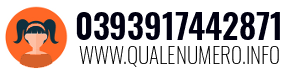 Numero di telefono 0393917442871 0393917442871